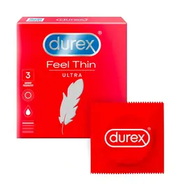 Ultra jemné a tenké kondómy - Durex Feel Thin Ultra kondómy 3 ks
