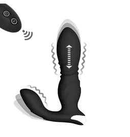 Masáž prostaty - BASIC X Will stimulátor prostaty na diaľkové ovládanie čierny