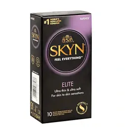 Kondómy bez latexu - SKYN kondómy Elite 10 ks