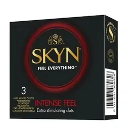 Kondómy bez latexu - SKYN kondómy Intense Feel 3 ks