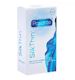 Ultra jemné a tenké kondómy - Pasante kondómy Silk Thin 12 ks