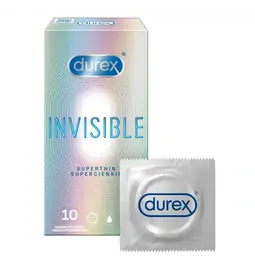 Ultra jemné a tenké kondómy - Durex Invisible kondómy 10 ks