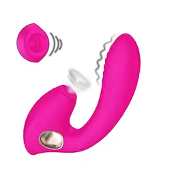 Tlakové stimulátory na klitoris - BASIC X Alyssa stimulátor klitorisu a vibrátor 2v1 ružový