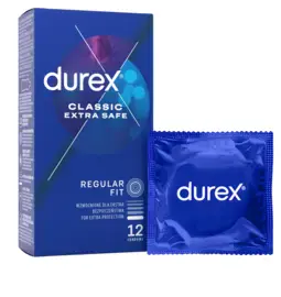 Extra bezpečné a zosilnené kondómy - Durex Extra Safe kondómy 12 ks