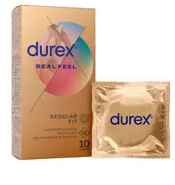 Kondómy bez latexu - Durex Real Feel kondómy 10 ks