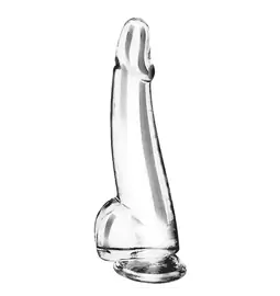 Dildá s prísavkou - BASIC X Cesar transparentný penis s prísavkou XL