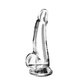Dildá s prísavkou - BASIC X Cesar transparentný penis s prísavkou M