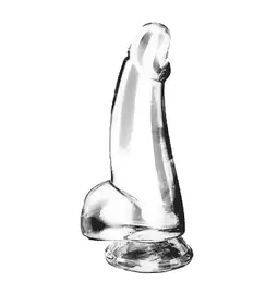 Dildá s prísavkou - BASIC X Cesar transparentný penis s prísavkou S