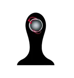 Nevibračné análne kolíky - BASIC X Quinn OneBall análny kolík s rotačnou guličkou čierny