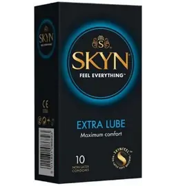 Kondómy bez latexu - SKYN kondómy Extra Lubricated 10 ks