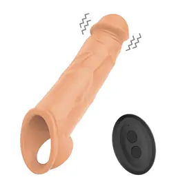 Návleky na penis - BASIC X vibračný návlek na penis telový - BSC00430skn