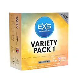 Akčné a darčekové sady kondómov - EXS Variety pack 1 Kondómy 48 ks
