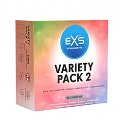 Akčné a darčekové sady kondómov - EXS Variety pack 2 Kondómy 48 ks