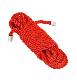Putá a bondage - BASIC X bondážne lano z polypropylénu 10 m červené