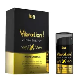 Stimulácia klitorisu a vagíny - intt Vibration! Tingling effect gel - Vodka energy 15 ml