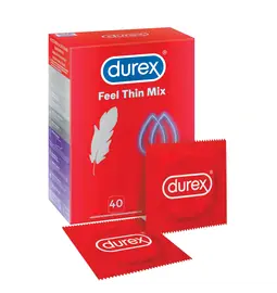 Ultra jemné a tenké kondómy - DUREX Feel Thin MIX kondómy 40 ks
