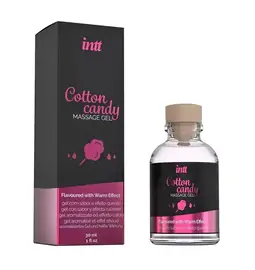 Stimulácia klitorisu a vagíny - intt Cotton Candy Masážny gél s hrejivým efektom 30 ml