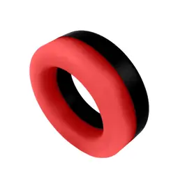 Erekčné krúžky nevibračné - BASIC X Remy erekčný krúžok červený - BSC00443
