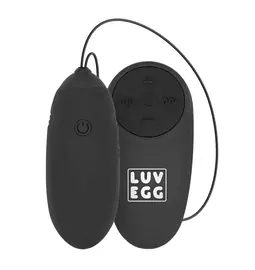 Vibračné vajíčka - Luv Egg Vibračné vajíčko - čierne - ecLUV001BLK