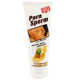 Lubrikačné gély s príchuťou alebo vôňou - Porn Sperm Falošné spermie s vôňou ananásu 250 ml