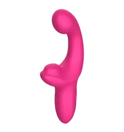 Rotačné a rabbit vibrátory - BASIC X Stunner vibrátor na G-bod a klitoris růžový