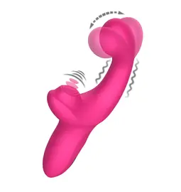 Rotačné a rabbit vibrátory - BASIC X Stunner vibrátor na bod G a klitoris ružový