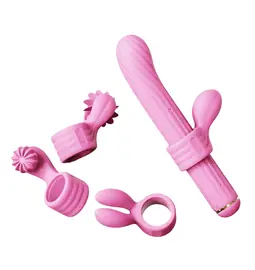 Multifunkčné vibrátory - Magic Stick rabbit vibrátor - Pink