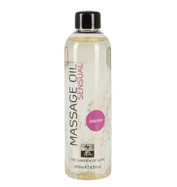 Masážne oleje - Shiatsu Stimulačný masážny olej 250 ml - Sensual (Jasmin)