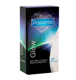 Svietiace kondómy - Pasante kondómy Glow 12 ks