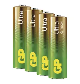 Nabíjačky a batérie - GP Ultra - alkalická baterie AA 4 ks
