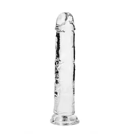 Dildá s prísavkou - Realrock Realistické dildo s přísavkou 22 cm - transparentní