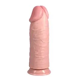 Dildá s prísavkou - RealRock Extra Thick dildo 23 cm - telové