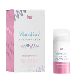 Stimulácia klitorisu a vagíny - INTT Vibration! stimulačný gél - Cotton Candy New 15 ml