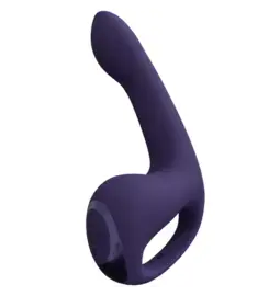 Vibrátory na G-bod - VIVE Riko vibrátor a stimulátor klitorisu 2v1 - fialový