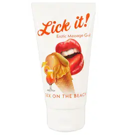 Lubrikační gely pro orální sex - Lickt it! Lubrikačný a masážny gél Sex on the Beach 50 ml