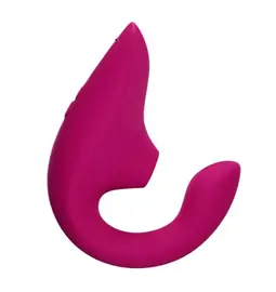 Tlakové stimulátory na klitoris - Womanizer Blend vibrátor a stimulátor klitorisu 2 v 1 - Vibrant Pink