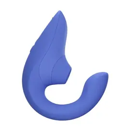 Tlakové stimulátory na klitoris - Womanizer Blend vibrátor a stimulátor klitorisu 2 v 1 - Vibrant Blue