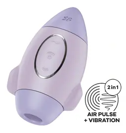 Tlakové stimulátory na klitoris - Satisfyer Mission Control stimulátor na klitoris - fialový