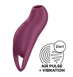 Tlakové stimulátory na klitoris - Satisfyer Pocket Pro 1 stimulátor na klitoris - fialový
