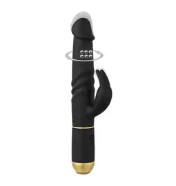 Rotačné a rabbit vibrátory - DORCEL Furious rabbit 2.0 vibrátor - čierny