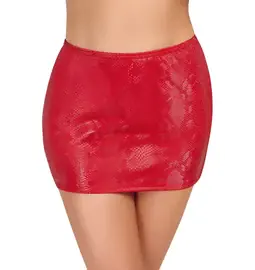 Erotické šaty - Cottelli Party Minisukňa - červená - 27706873041 - L