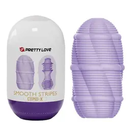 Masturbační vajíčka - Pretty Love Smooth stripes Cupid-X masturbačné vajíčko
