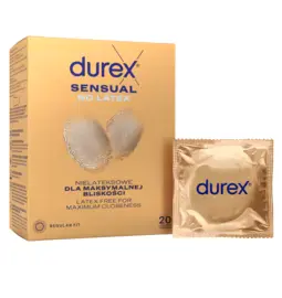 Kondómy bez latexu - Durex kondómy Sensual No Latex 20 ks