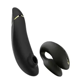 Párové vibrátory - Womanizer Premium 2 a We-vibe Chorus Set Golden moments