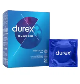 Štandardné kondómy - Durex kondómy Classic 24 ks