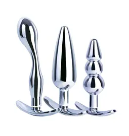 Nevibračné análne kolíky - Hardware Gear Sada análnych kolíkov Set III