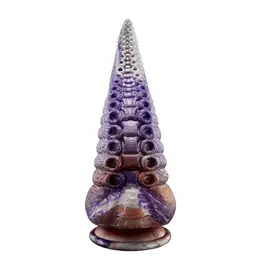 Dildá s prísavkou - Tyrian Análny kolík/ dildo 22 cm - fialové