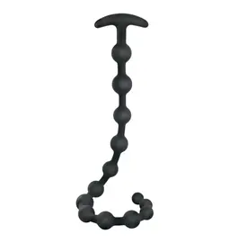 Análne korále a guličky - Black Velvets XL Análne korále 50 cm