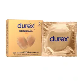 Ultra jemné a tenké kondómy - Durex kondómy Sensual XL 3 ks