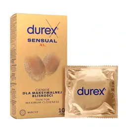 Ultra jemné a tenké kondómy - Durex kondómy Sensual XL 10 ks